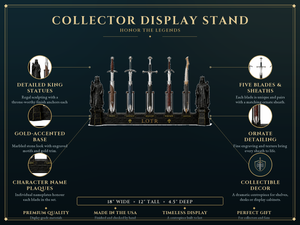 Iron Vow Collector's Dagger Set & Display Stand