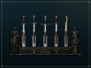 Iron Vow Collector's Dagger Set & Display Stand